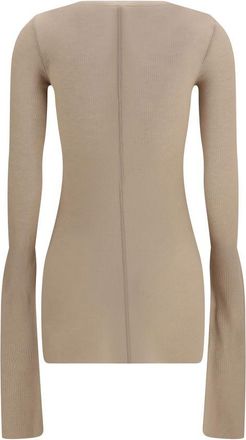 Rick Owens Womens Beige Viscose Shirt