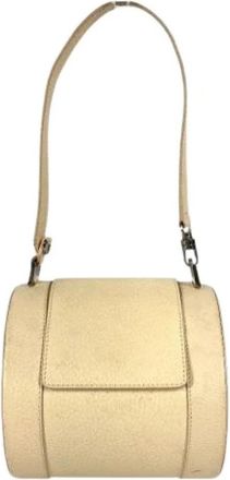 Bulgari Pre-owned Vintage Schoudertas - Dames - Vintage Schoudertas - Wit - ONE Size - Leer - Vintage