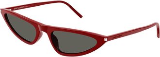 Saint Laurent SL 703 004 Womens Sunglasses Red Size 55