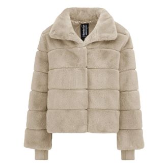 Bomboogie Mantella in ecopelliccia - - Jackets - Donna - Beige - S