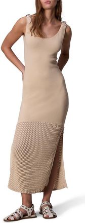 Rag & Bone Georgia Sleeveless Knit Maxi Dress in Beige at Nordstrom Rack, Size Xx-Small