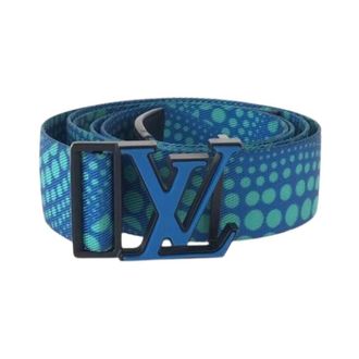 Louis Vuitton Pre-owned Belts, unisex, Blue, Size: ONE SIZE Pre-owned Cotton Belt