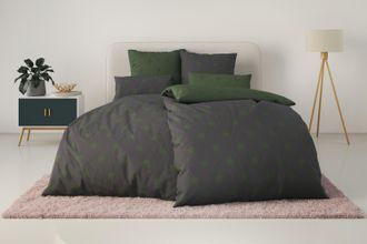 My Home Wendebettwäsche »STELLA« 2 Stk. tlg. Bettwäsche mit Sternen, Weihnachten, Winter