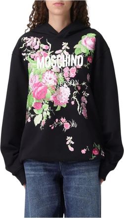Moschino Mujer, Sudaderas, Negro, Talla: S