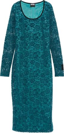 Versace Jeans Couture Abito midi a fiori - Blu