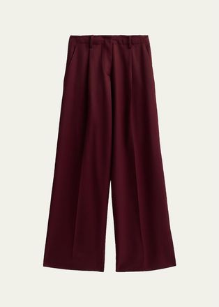 Proenza Schouler Halima Wool Gabardine Pants