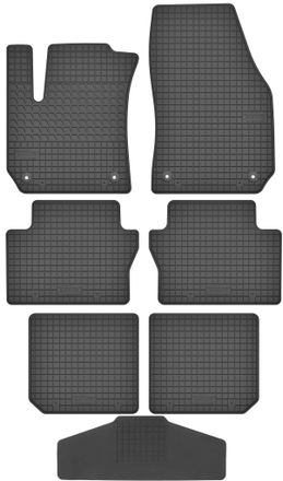 OEM Alfombrillas Motohobby 150606 + Funda 200000/1 - Opel Zafira B (7 Plazas) 2005-2014 Op Stop Delanteras - Instaladas