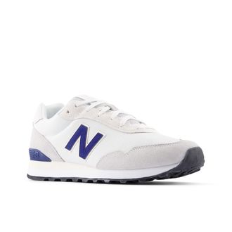 New Balance Sneaker NEW BALANCE 515, Herren, Gr. 40,5, grau (wei&szlig;, grau m), Leder, Textil, Schuhe Sneaker