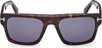 Tom Ford Sunglasses Ft1337 52 V Cyrus Brown/Blue Men