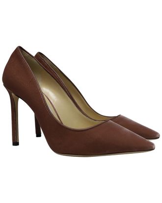 Jimmy Choo London Womens Velvet Romy 100 Pump, Never Worn (Authentic Pre-Loved)