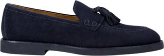 Doucal's Suede Tassel Loafer - Heren - Loafers - Blauw - 42 EU - Leer - Schoenen