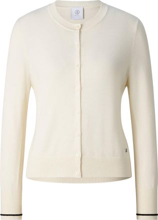 Bogner Azou virgin wool and silk knit jacket for women - Off-White - 34