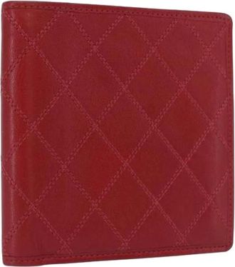 Chanel Pre-owned Wallets, female, Red, Size: ONE SIZE Pre-owned Vintage Wallet