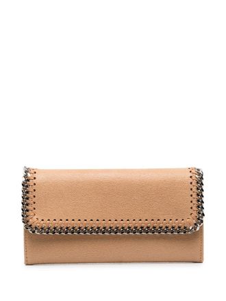 Stella McCartney chain-link detail purse - women - Fabric/Brass - One Size - Neutrals