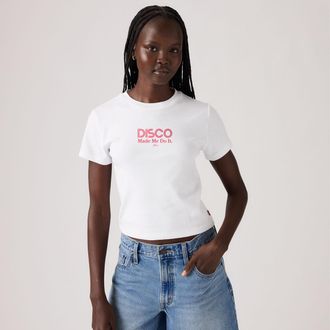 Levi's Graphic Essential Sporty Tee - Womens - L - White