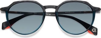 Etnia Barcelona Amboy Polarized BKPT Mens Sunglasses Blue Size 52