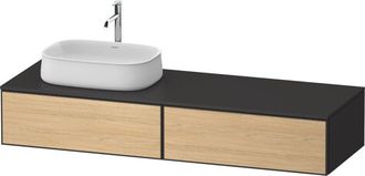 Duravit Zencha Mueble Bajo Lavabo, 1600x550mm, 2 Extra&iacute;bles, 1 - Duravit