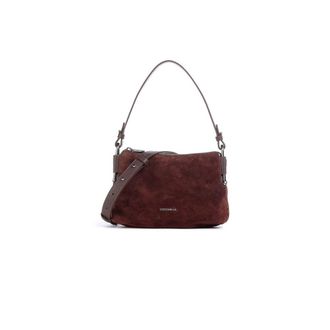 Coccinelle Rebekka Suede Mini Bag - female - Coccinelle - Shoulder Bags - Brown - ONE SIZE - Bags