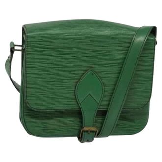 Louis Vuitton Pre-owned Cross Body Bags, female, Green, Size: ONE SIZE Pre-owned Cartouchiere Handbag