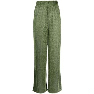 Os&eacute;ree Wide Trousers, female, Green, Size: M Lumiere Pants