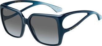 Etro 0142/S ZI9/GB Womens Sunglasses Blue Size 58