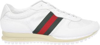 Gucci Re-Motion White GG Canvas Sneakers, Brand Size 10 ( US Size 10.5 )