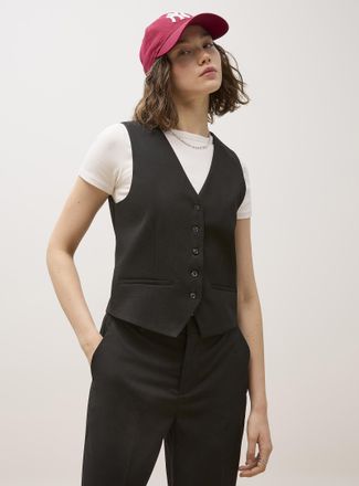 Twik Womens Dressy vest with small buttons