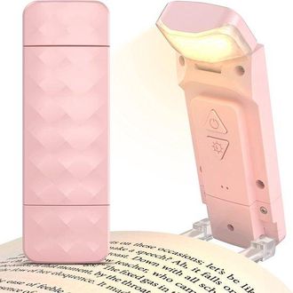 OEM L&aacute;mpara De Lectura, Luz Para Libros, 5 Modos De Luz, Luces De Lectura, L&aacute;mpara Recargable Usb C, Con Pinza, L&aacute;mpara Con Pinza