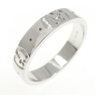 Gucci White Gold White Gold (18K) Band Ring (Pre-Owned)