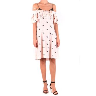 Alexander McQueen Up 5920172018110378E Jurk - Dames - Casual kleedjes - Roze - L - Kleedjes