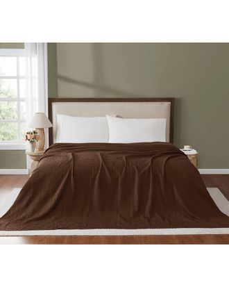 Brooklyn Loom Cotton Waffle Family Blanket