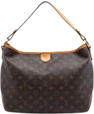 Louis Vuitton Pre-owned Delightful PM - Dames - Vintage Schoudertas - Bruin - ONE Size - Leer - Vintage