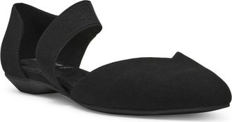 Anne Klein Womens Anne Klein Obila OBIL01F9 Flats Black Pointed Toe DOrsay RHS6710