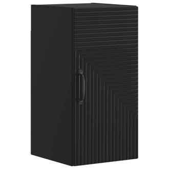 vidaXL Armario De Pared Para Ba&ntilde;o Haarlem Negro 30 X 31 X 59 Cm Vidaxl