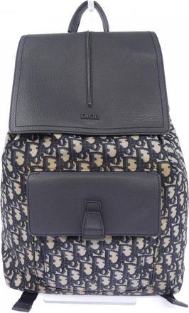 Dior Beige Navy Backpack (Pre-Owned)