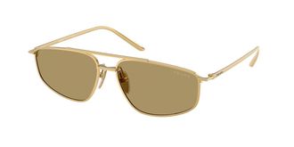 Prada PR C51S 5AK70G Womens Sunglasses Gold Size 58