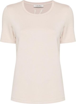 Max Mara Natural Roundneck Solid T-Shirt