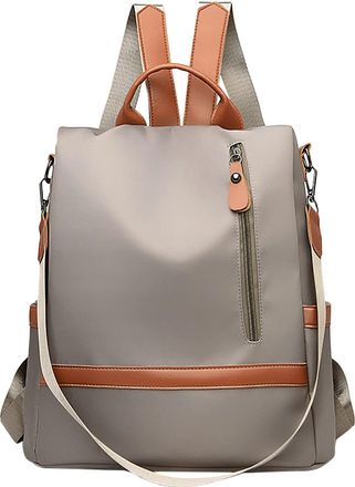 Generic Cases & Sleeves Womens Lightweight Fashion Korean High Capacity Backpack Walking Backpack Small Backpacks For Women (Grey, One Size)