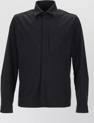 Herno collared jacket long sleeves chest pocket