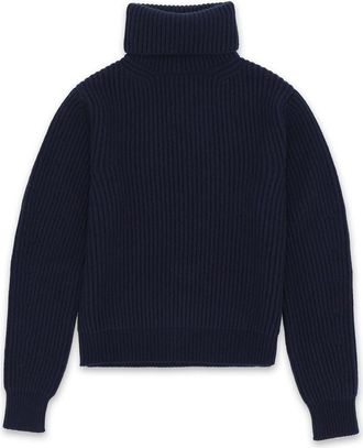 Fortela Cashmere Turtleneck Sweater in Dark Blue at Nordstrom, Size X-Small Eu