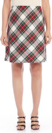 Karen Kane Bias Cut Plaid Pencil Skirt at Nordstrom Rack, Size Medium