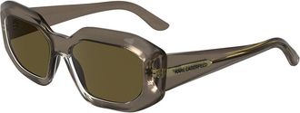 Karl Lagerfeld KL6167S 278 Womens Sunglasses Brown Size 53