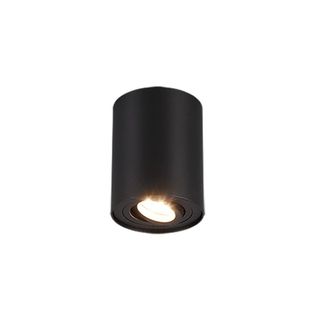 Trio Foco Orientable Gu10 Cookie Black Cylinder Trio Lighting