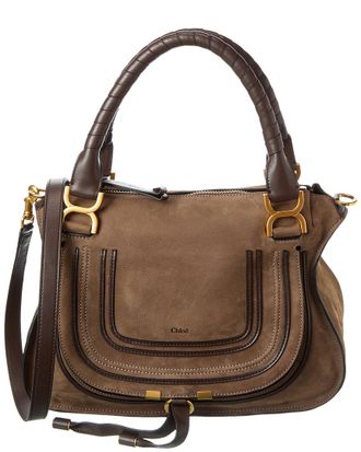 Chlo&eacute; Marcie Leather Shoulder Bag