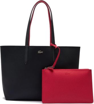 Lacoste Anna Reversible Tote - Dames - Shoppers - Zwart - ONE Size - Tassen