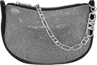 Michael Kors Small Kendall Embellished Suede Shoulder Bag