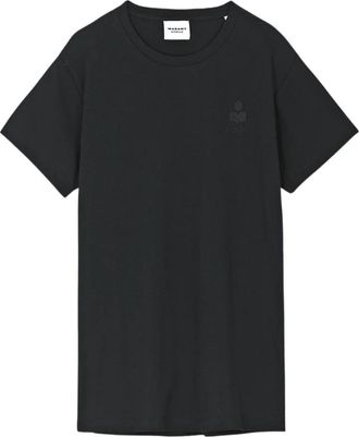 Isabel Marant Aby T-shirt - Heren - T-shirts - Zwart - XL - Katoen - Tops