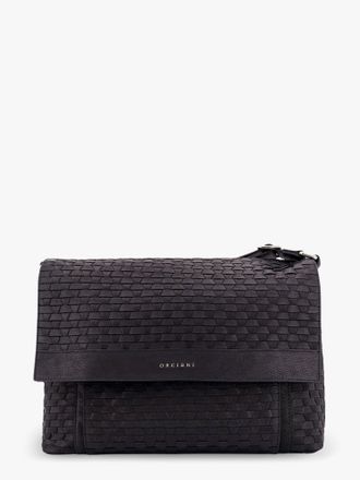Orciani Borsa a tracolla in pelle con motivo intrecciato - ORCIANI - gender_Man