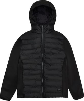 Rains Veelzijdige Sportieve Fleece Hybrid Jas - Heren - Winterjassen - Zwart - XL - Jassen