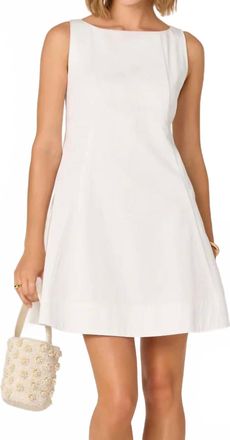 Astr Shyla Mini Dress In White